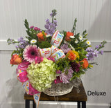 Fresh & Bright Flower Basket