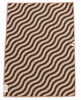 Brown Blossom Microfiber Hand Towel