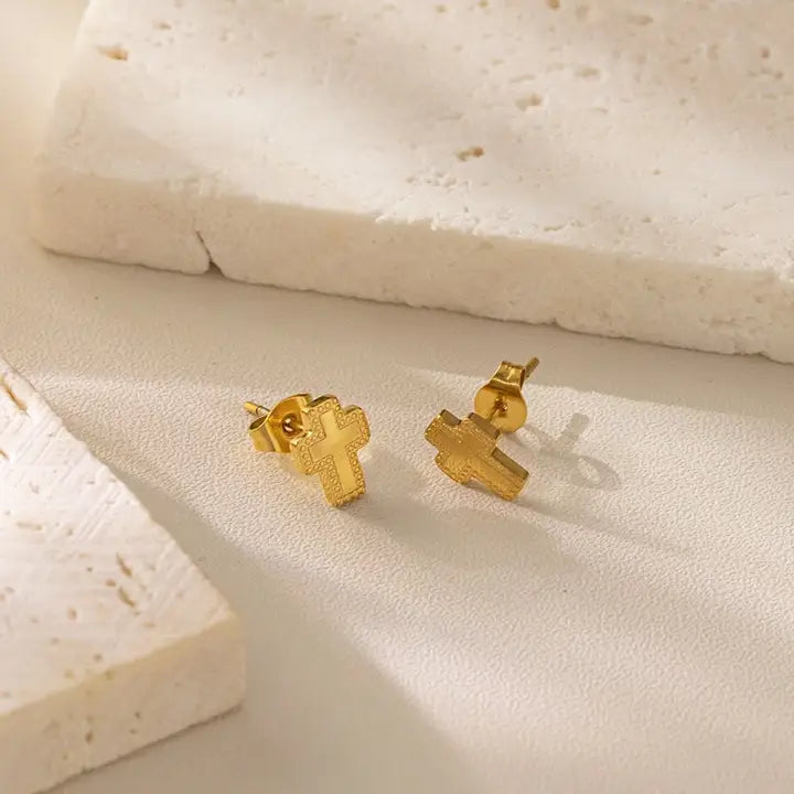 Free Cross Earrings