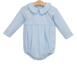 Archie Bubble Light Blue Micro-gingham