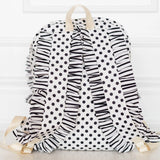 Ruffled Nylon Backpack