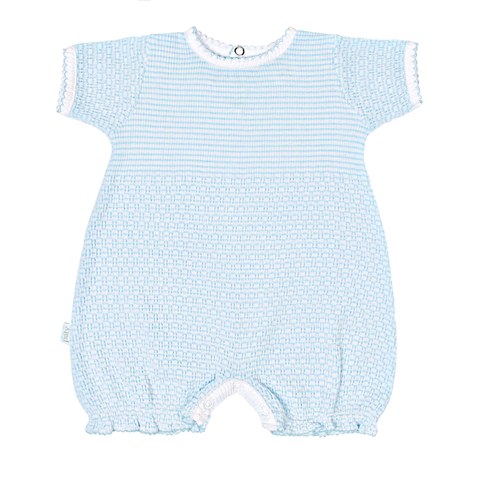Blue Ruffle Hem Bubble