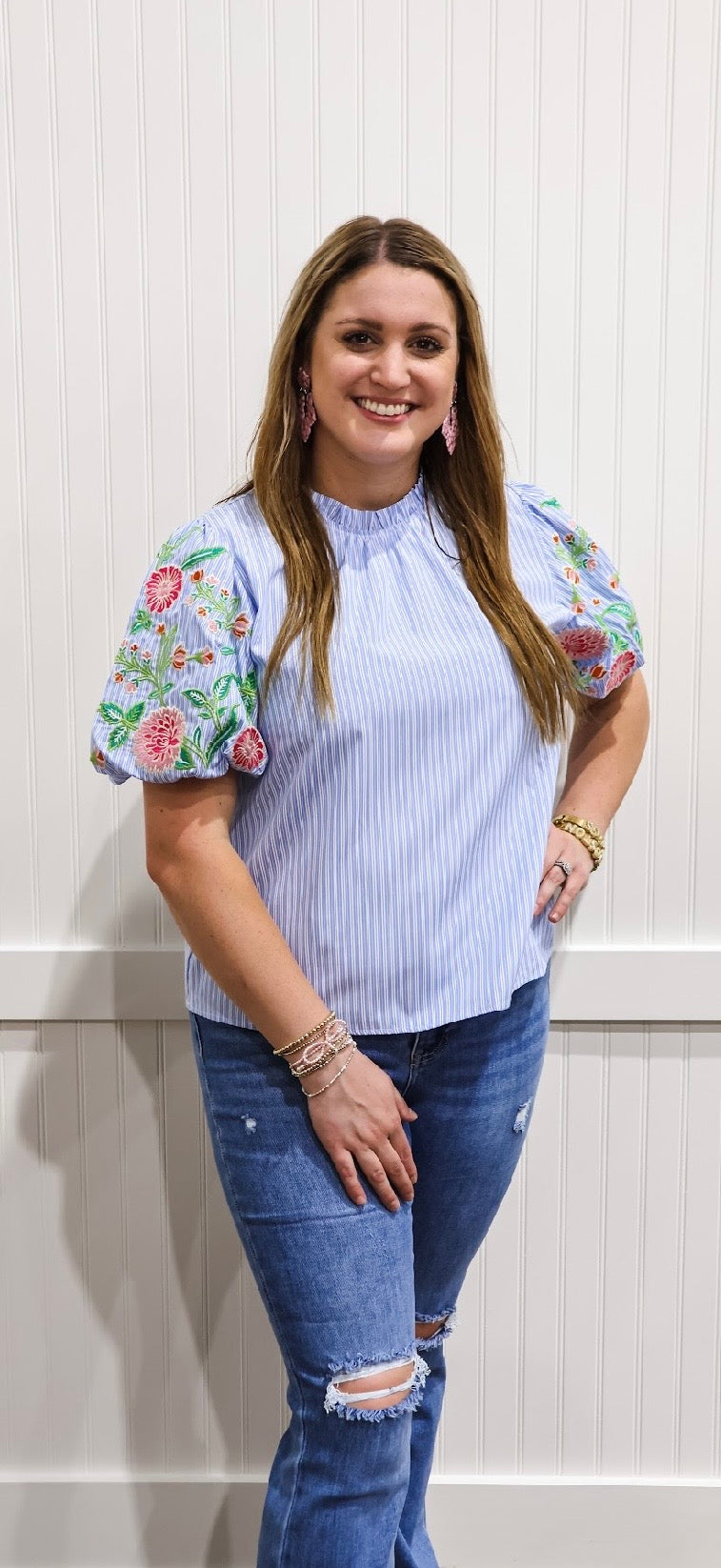 Hazel Striped Blouse