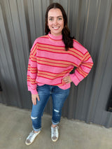 Quinnie Turtleneck Sweater PINK