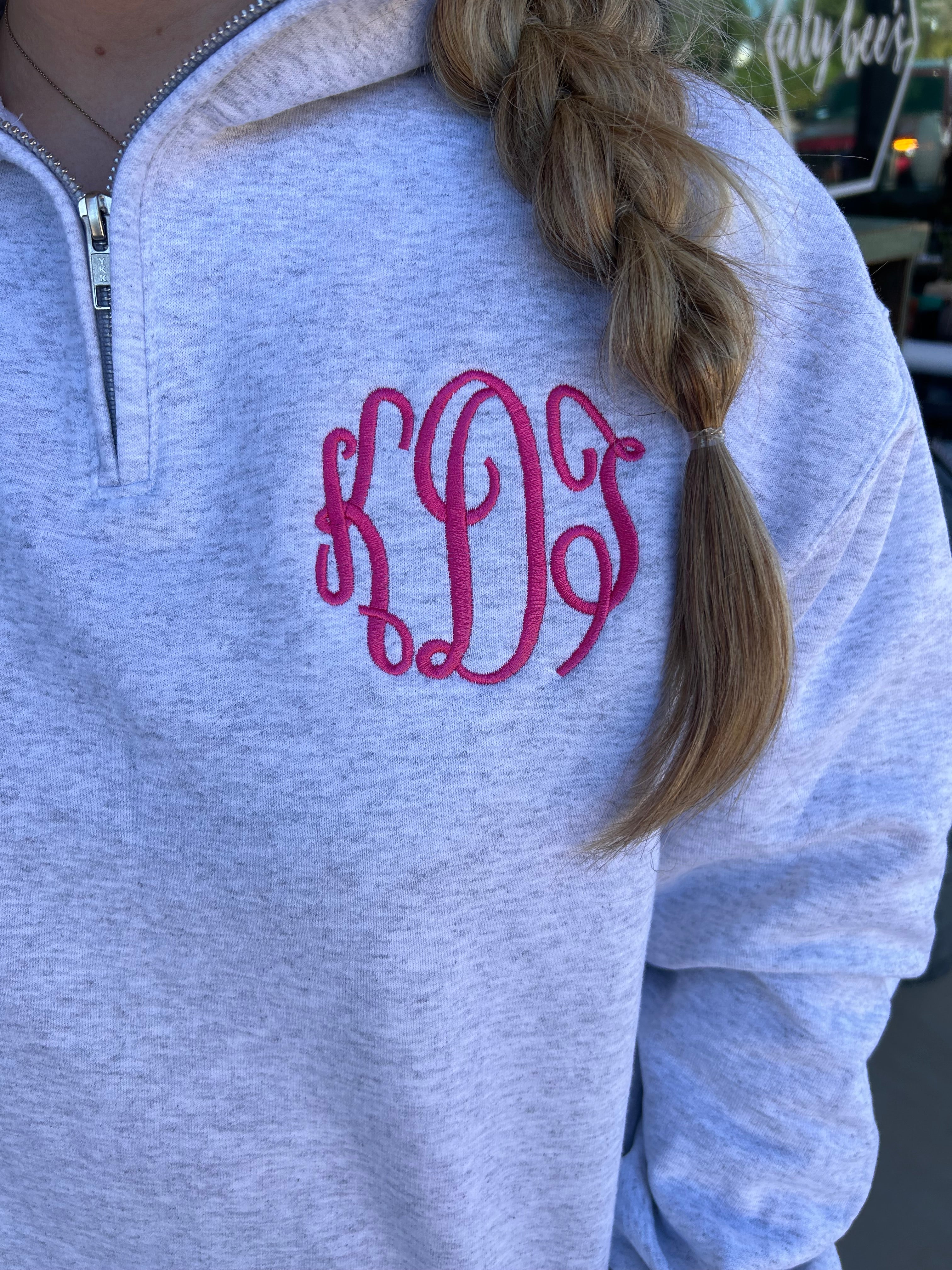 Monogrammed Jerzee Quarter Zip