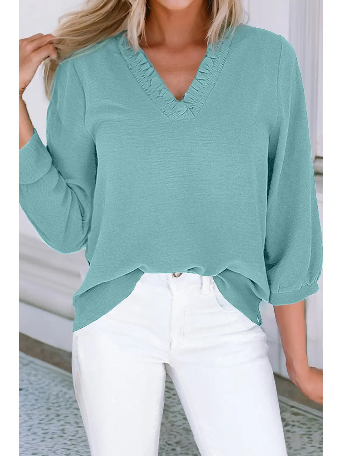 Abby Blouse - Moonlight Jade
