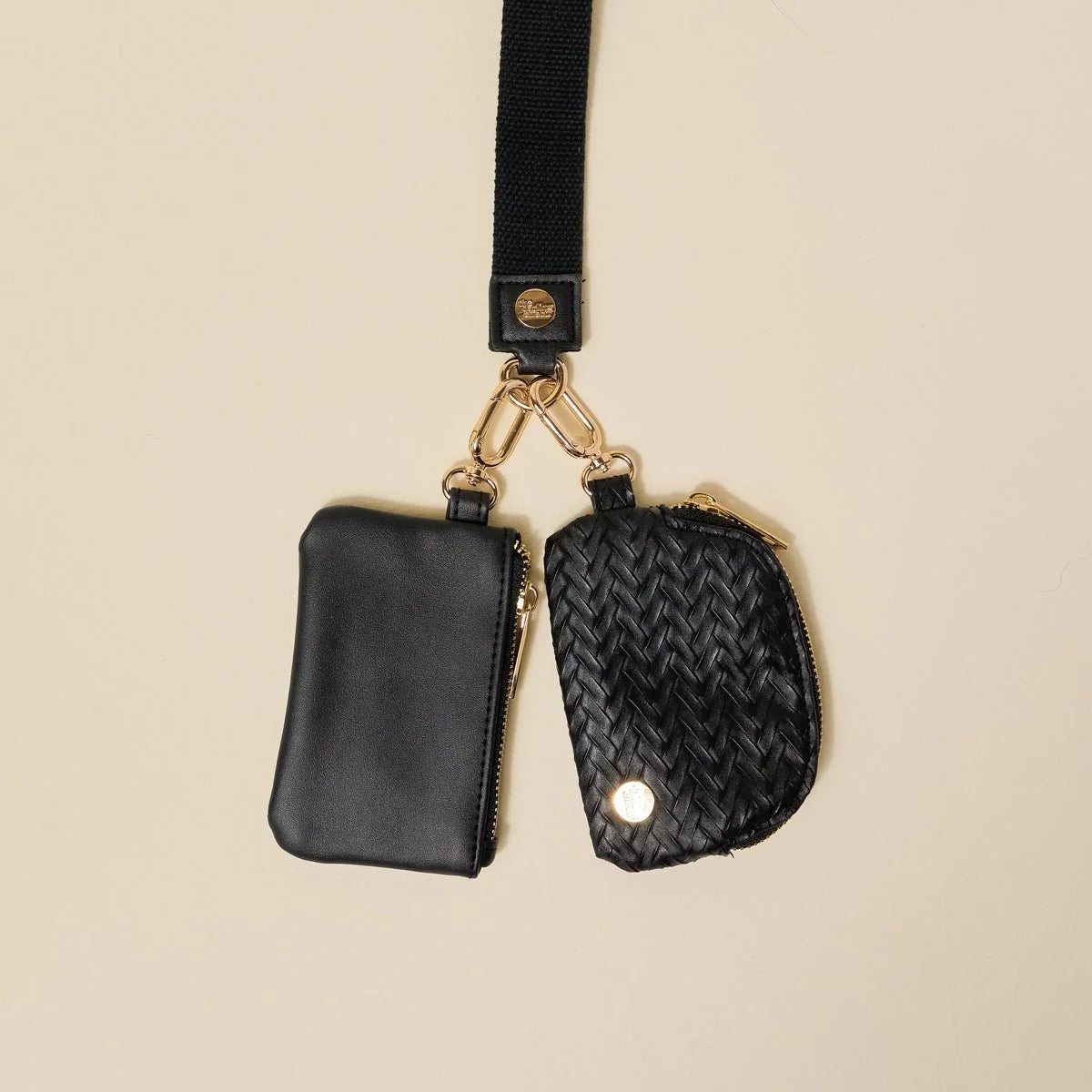 Black Duo Wristlet
