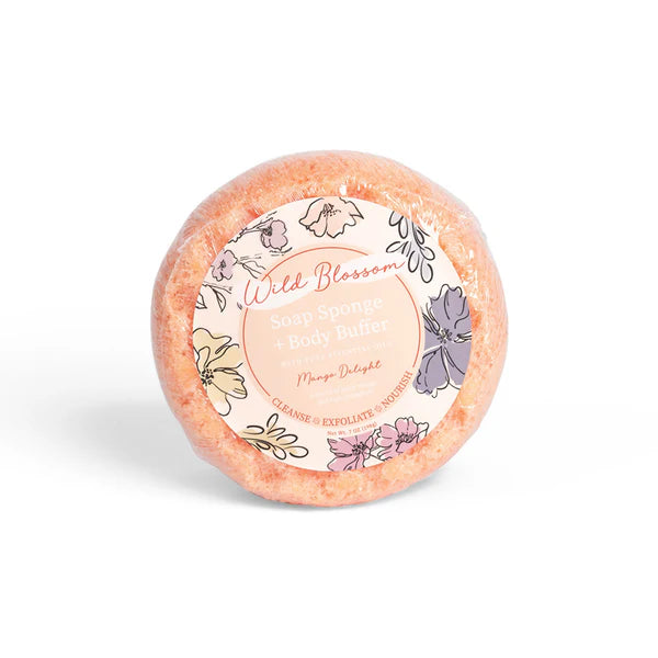 Wild Blossom Soap Sponge and Body Buffer