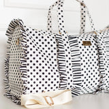 Hollis Nylon Polka Dot Weekender