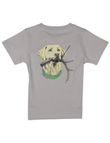 Boys Antler Lab SS Ice Gray Tee