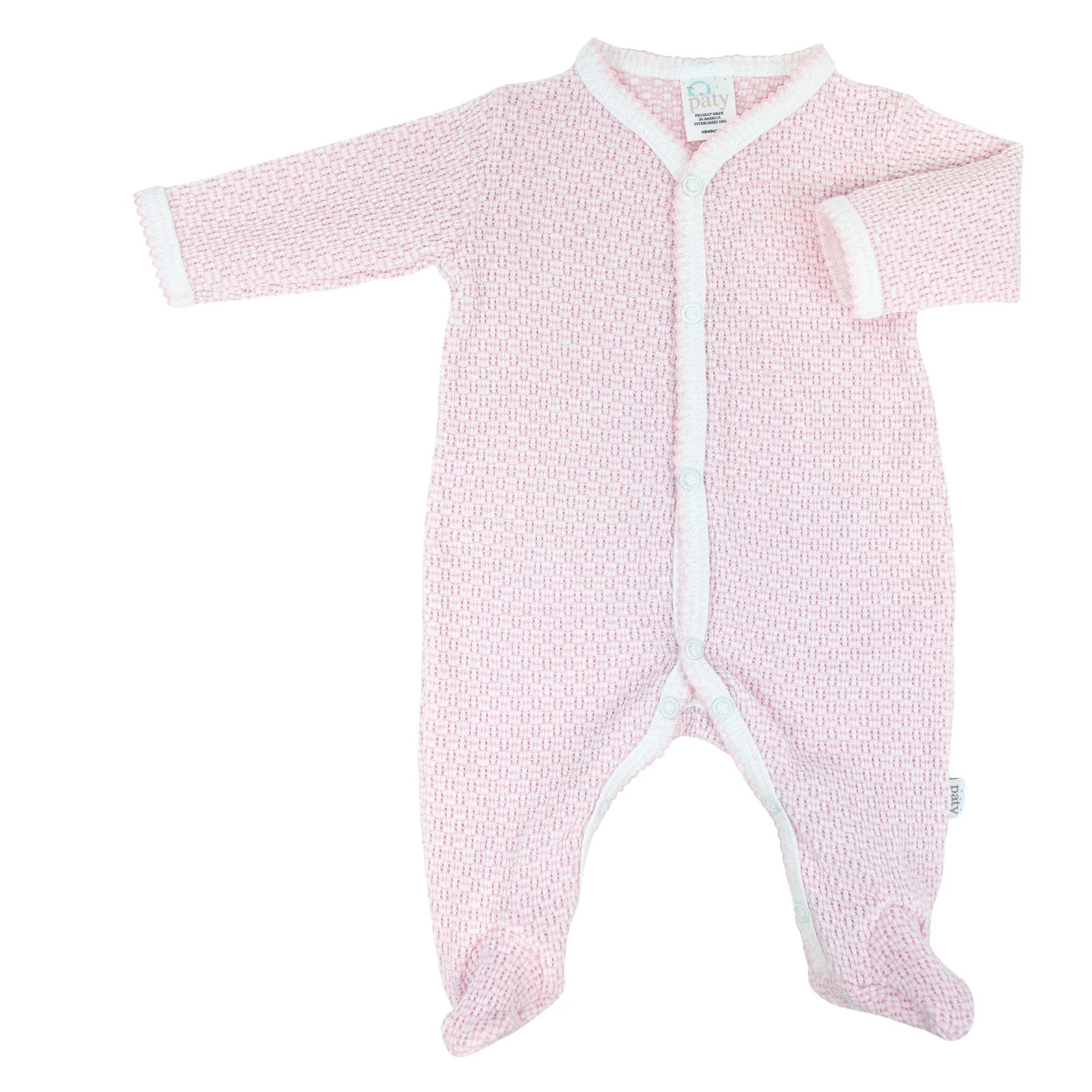 Paty Pink Footie Onesie
