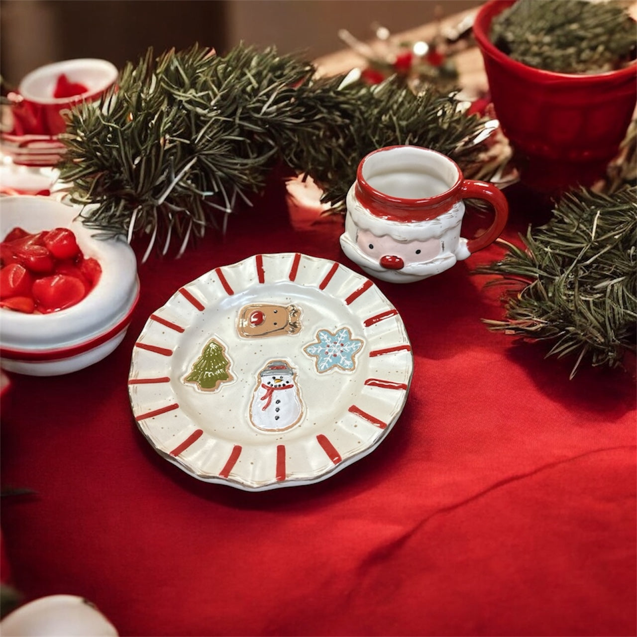 Milk And Cookies For Santa Set