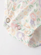 Spring Cross Smocked Romper