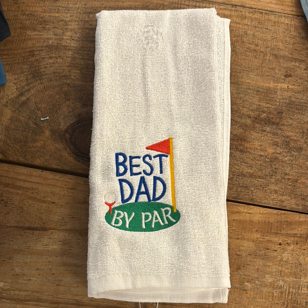 Best Dad by Par towel