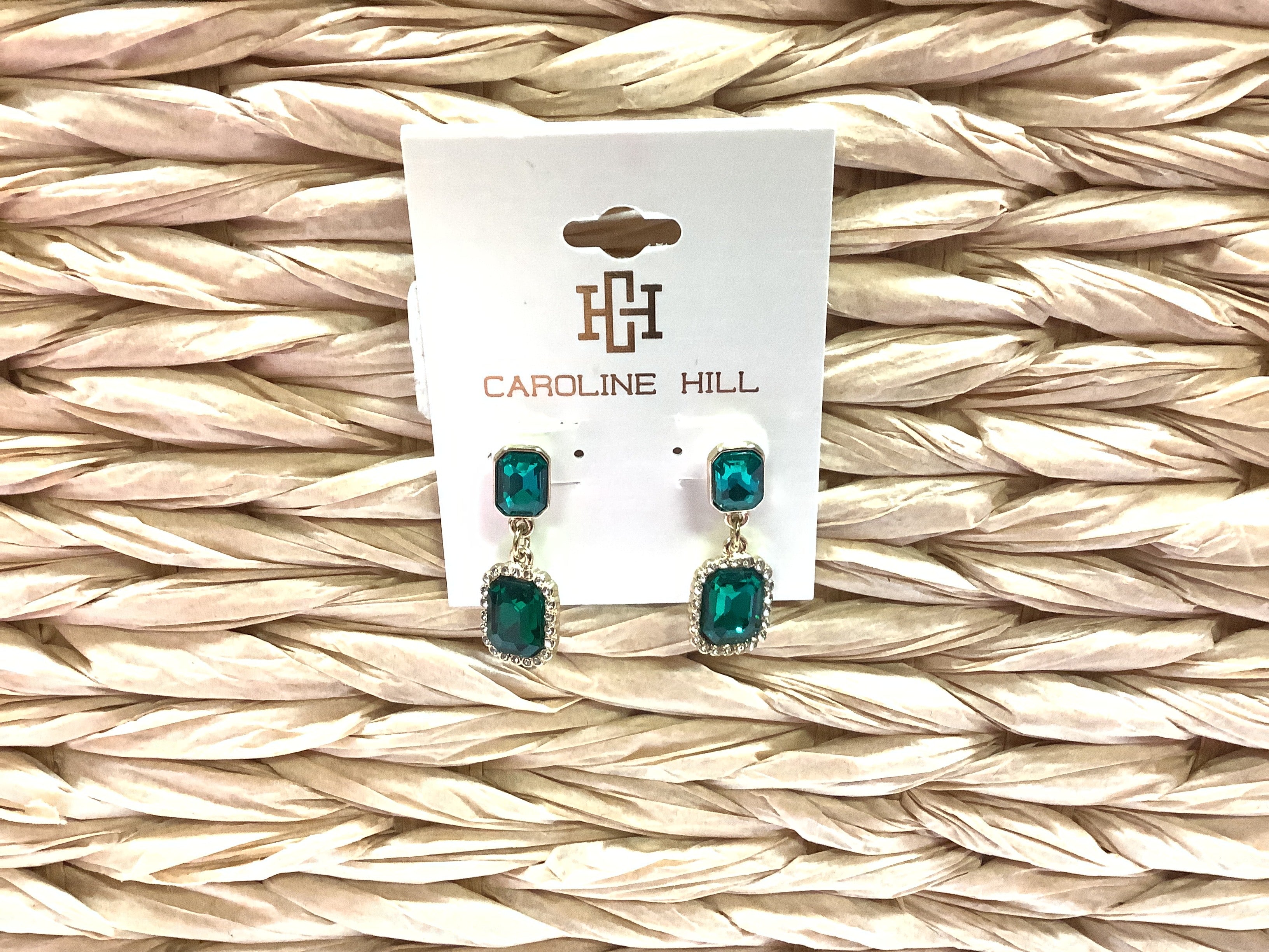 Glenda Emerald Earrings