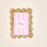 Gold Glitter Mini Magnet Picture Frame