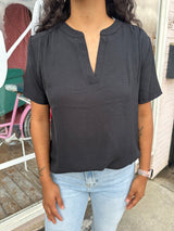 Danielle Basic Top, Black