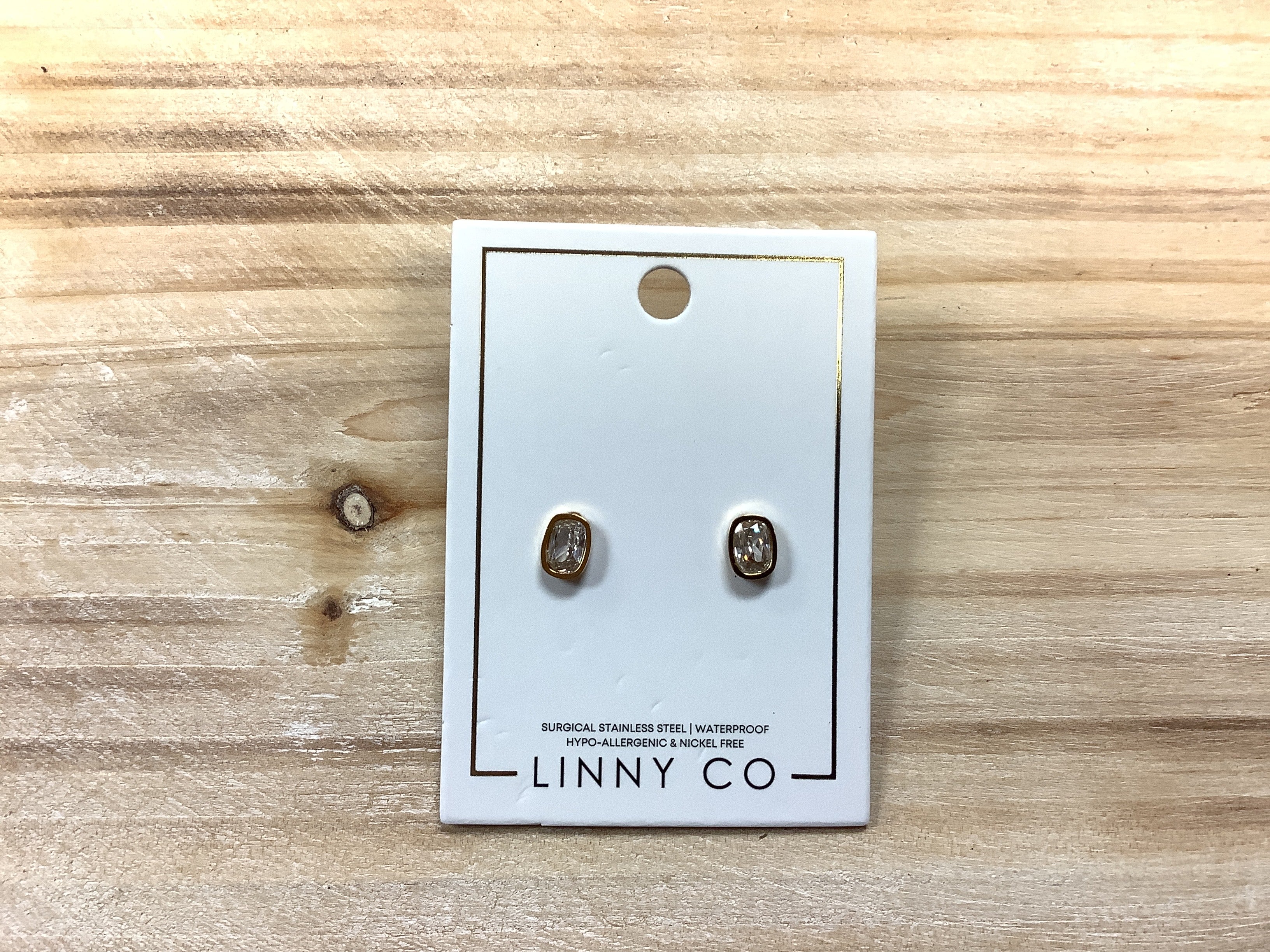 Linny Co Kay Clear Earrings