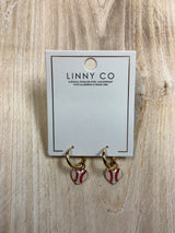 Linny Co Baseball Earrings