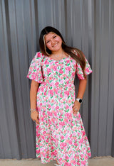 Pink Tulip Maxi Dress