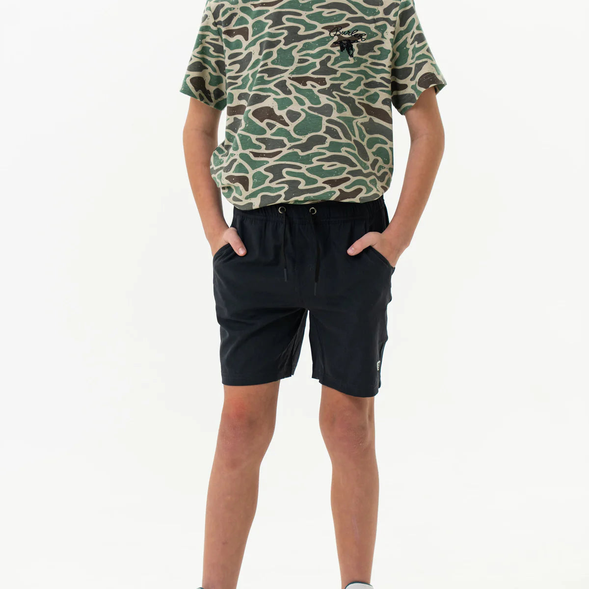 Youth Retro Duck Camo Pocket Shorts