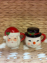 Santa & Snowman Salt & Pepper Set