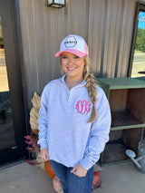 Monogrammed Jerzee Quarter Zip