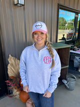 Monogrammed Jerzee Quarter Zip