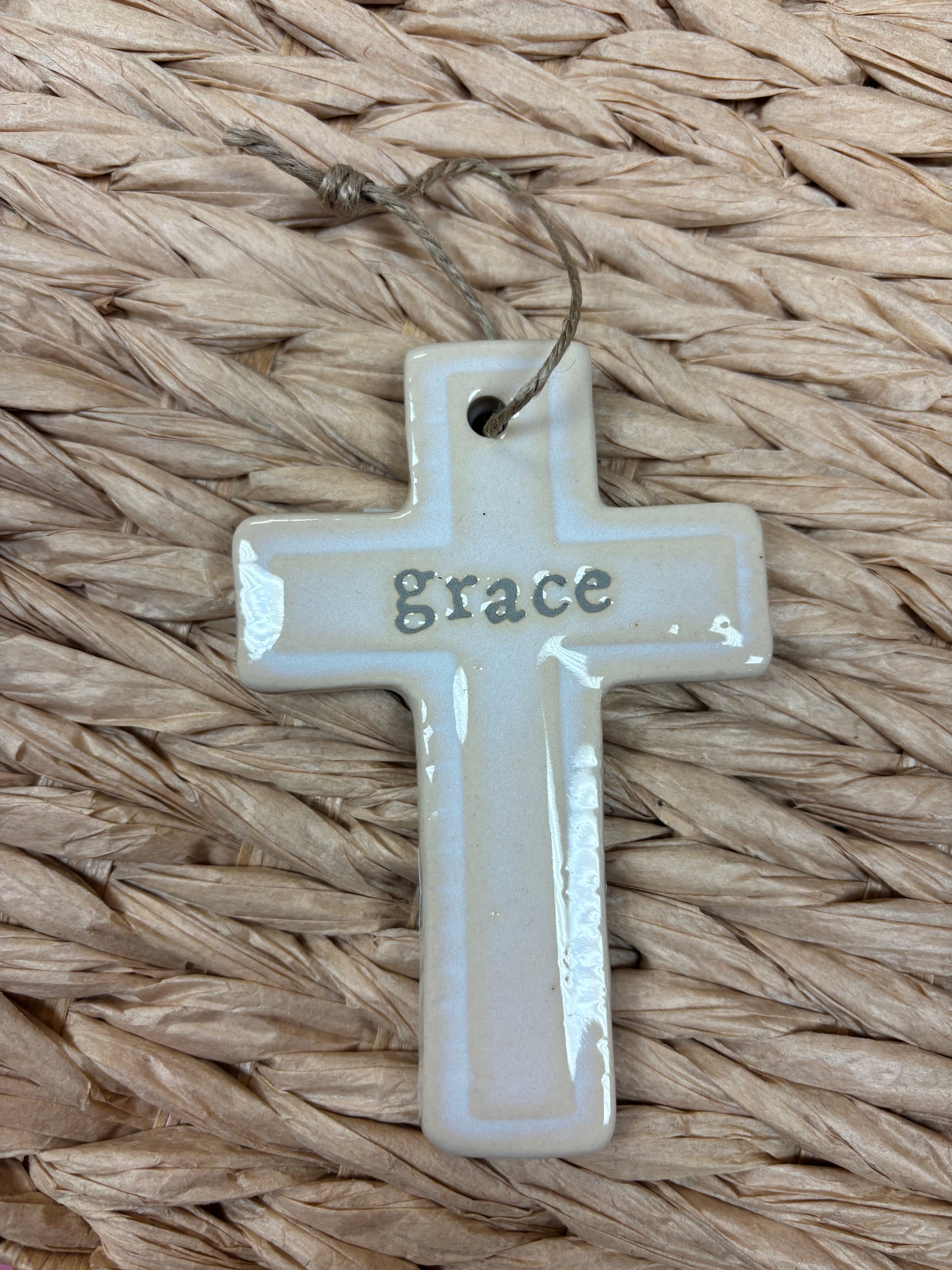 Cross Nativity Ornament