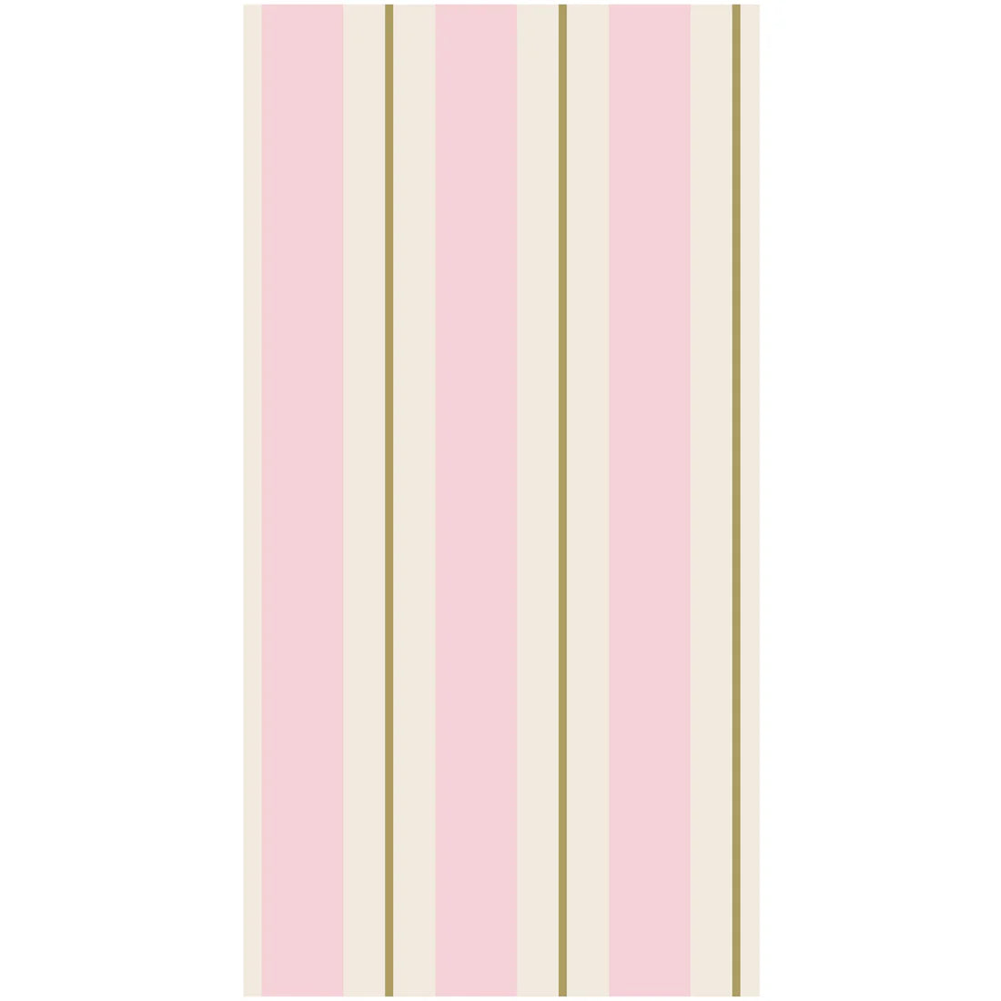 Pink & Gold Awning Stripe Guest Napkins