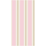 Pink & Gold Awning Stripe Guest Napkins