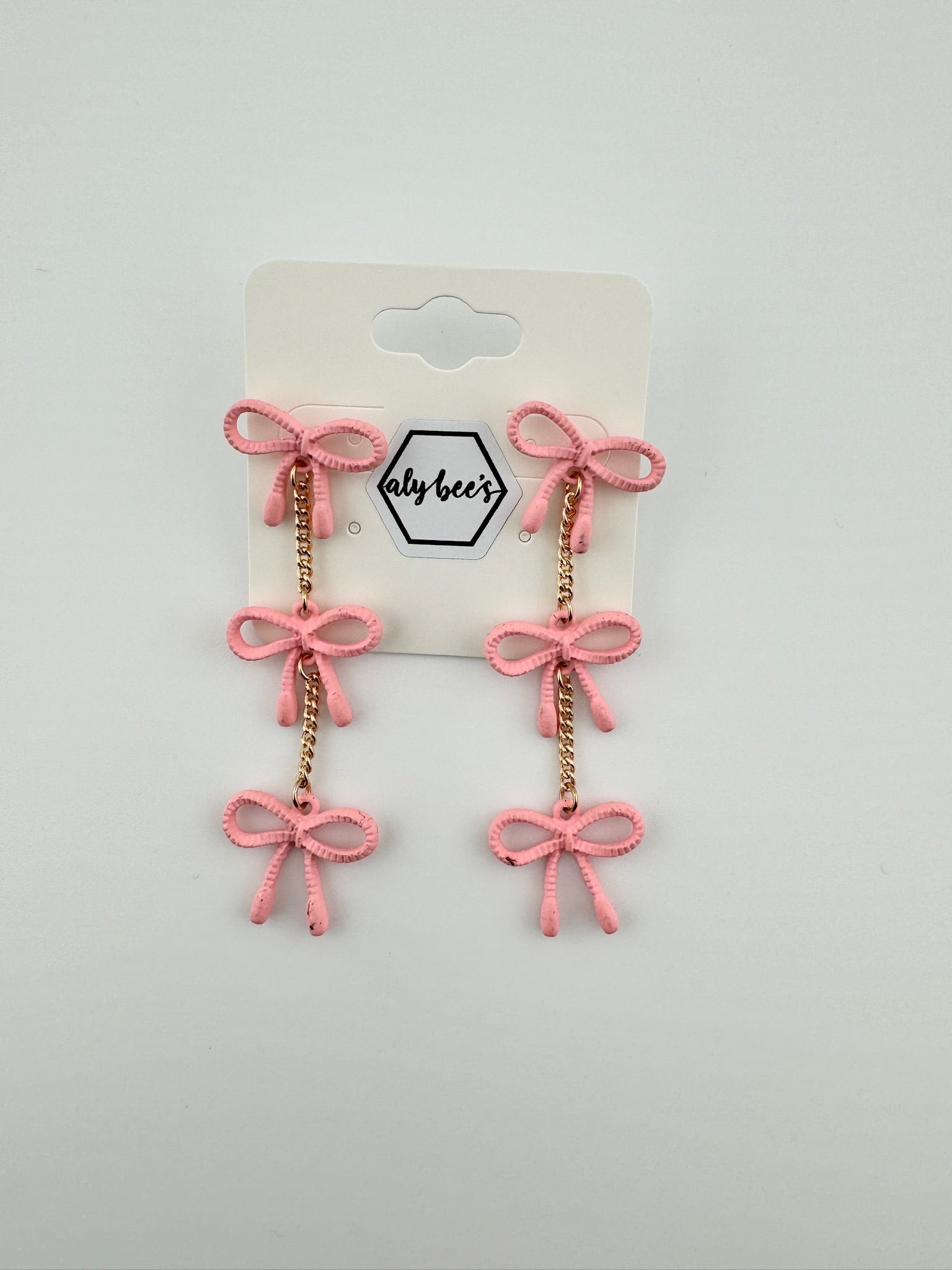 Stacked Bows earring