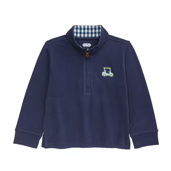 Navy Golf Quarter Zip