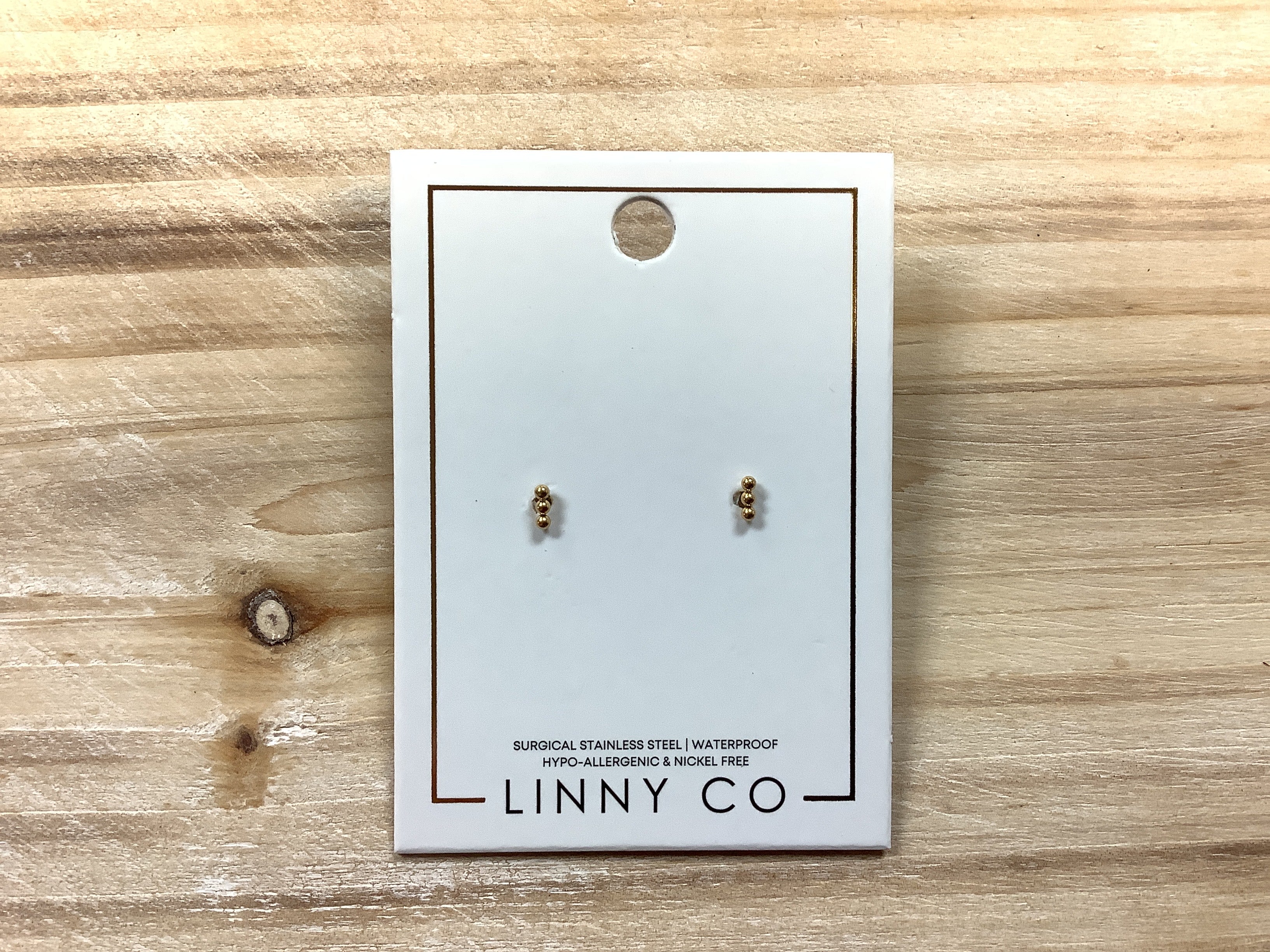 Linny Co Tally Gold Earrings