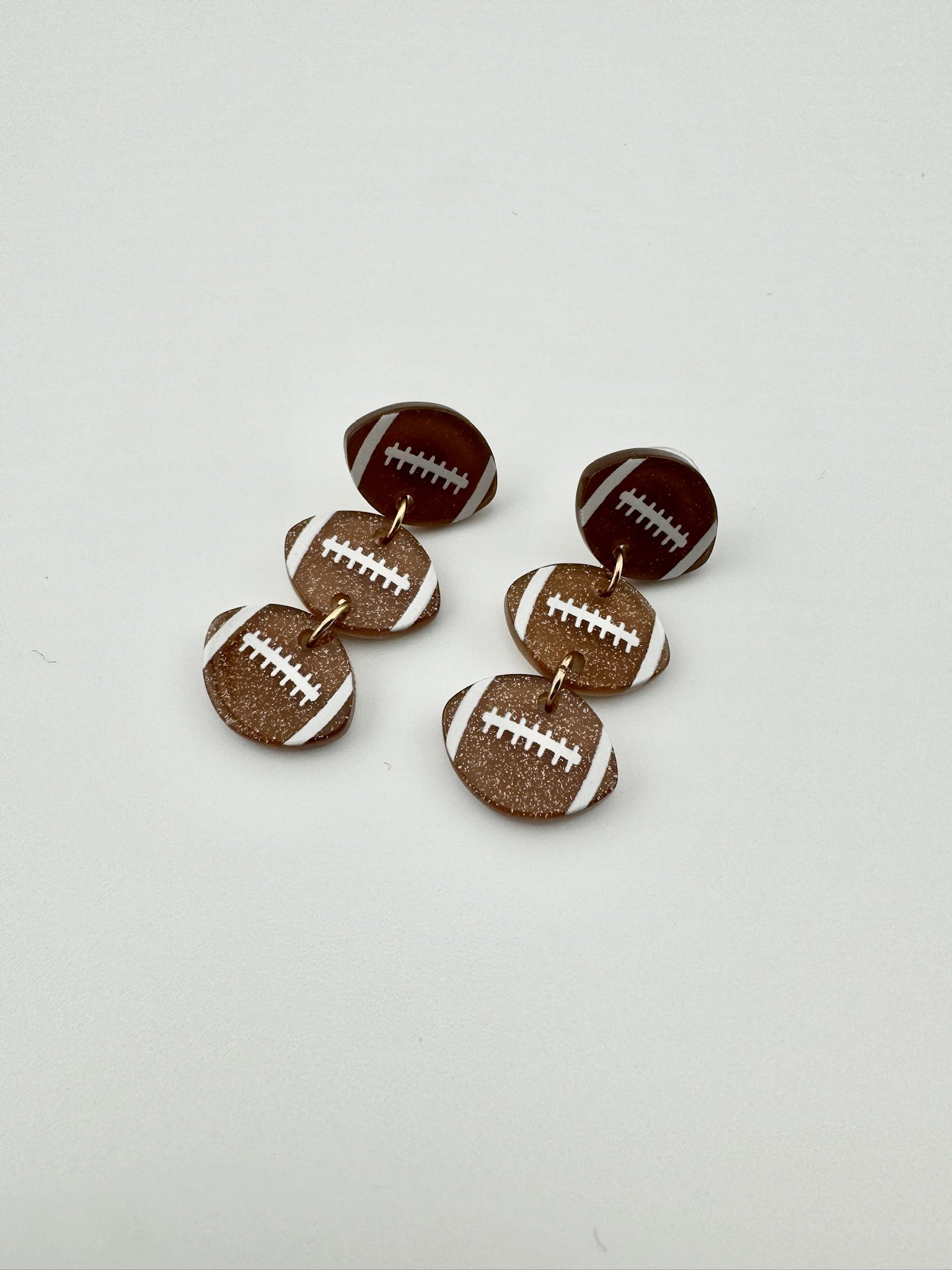 Football earrings