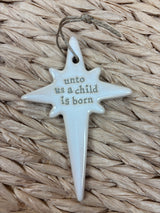 Star Nativity Ornament