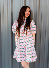 Lilly Pink Floral Dress