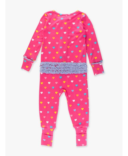 Colorful Hearts One Piece PJs