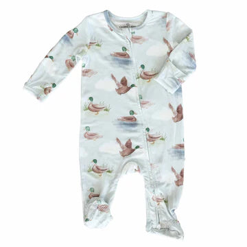 Little Ducklings Zipper Footie