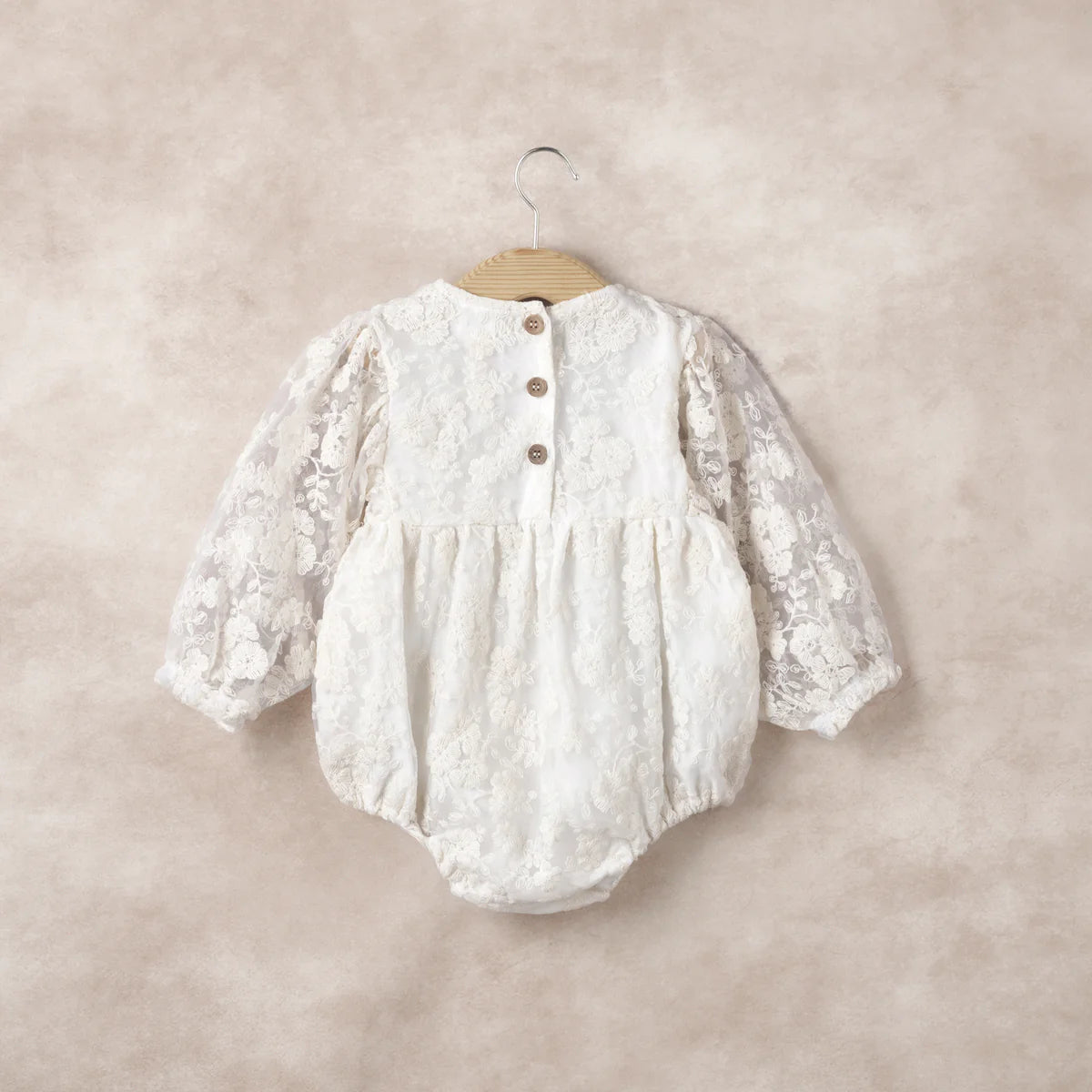 Ivory Lace Romper