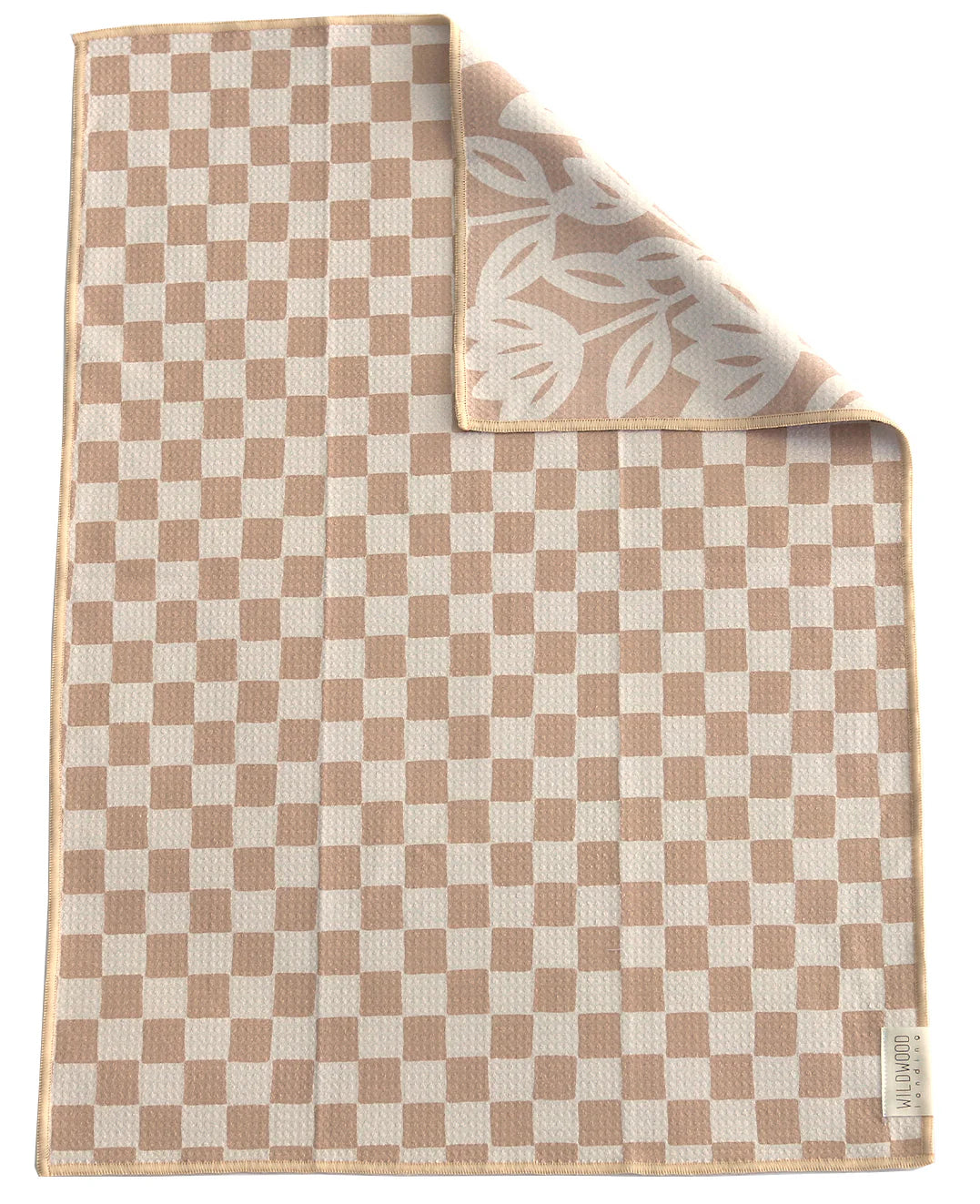 Checkmate Tan Microfiber Hand Towel