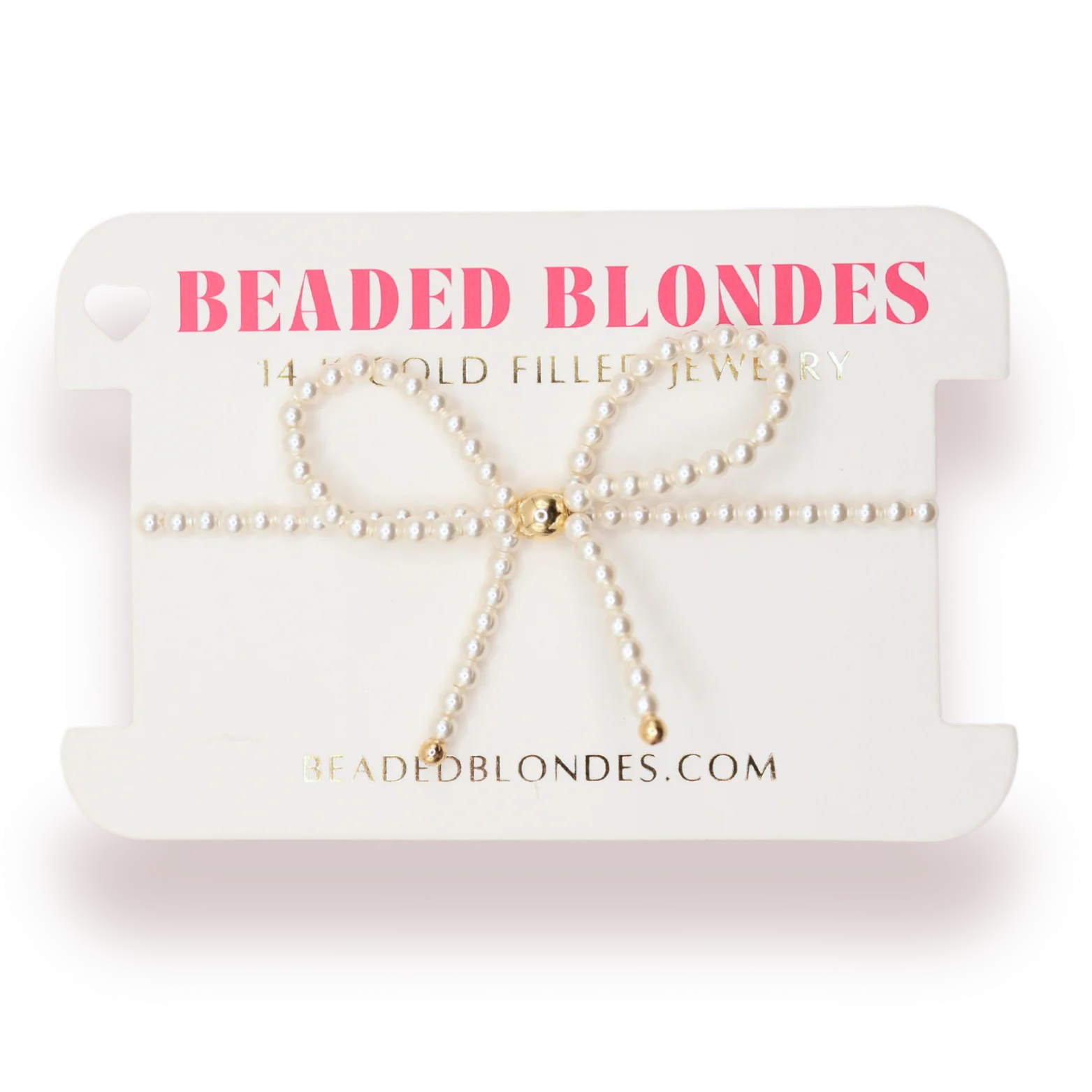 BB Pearl Bow Bracelet