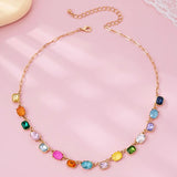 Multicolor Gemstone Necklace