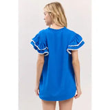 Kim Ruffle Top