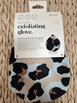 Exfoliating Glove-Leopard