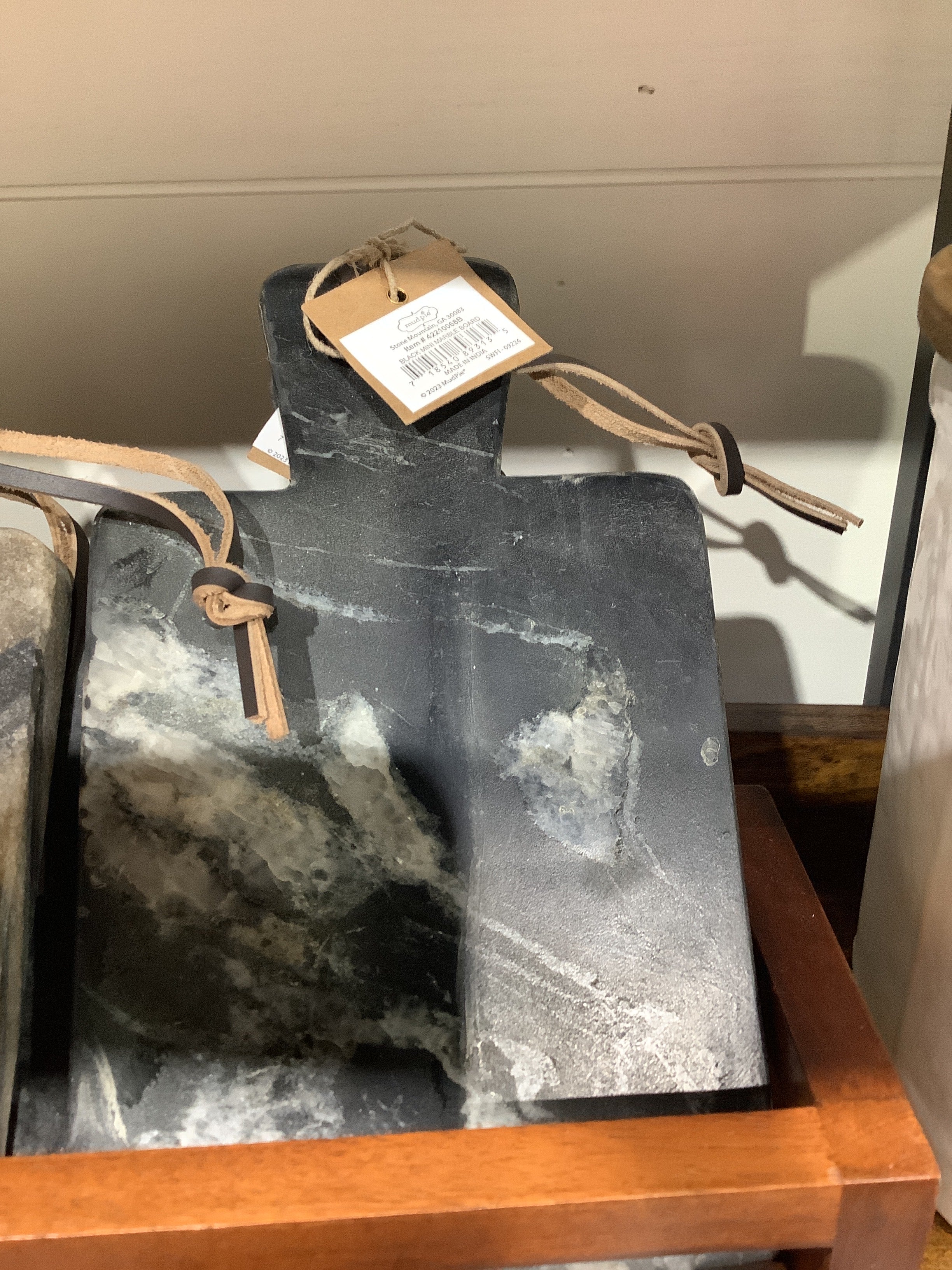 Black mini marble board