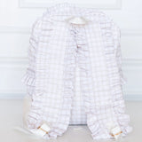 Ruffled Nylon Backpack
