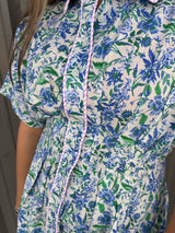 Genevieve Blue Floral Dress
