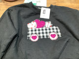 Black Valentines Truck Sweatshirt