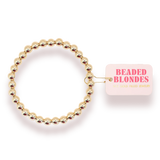 BB 6MM Gold Beaded Bracelet